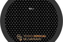 COR DO TECIDO DA MESA: Preto